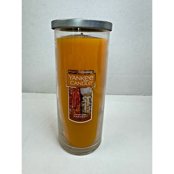 Yankee Candle Harvest Large Perfect Pillar Candle 20oz New - Picture 1 of 7